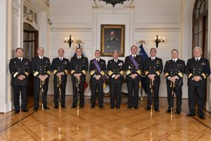 Ascenso de nuevos Vicealmirantes, Contraalmirantes y Comodoros