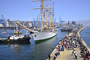 Buque Escuela “Esmeralda” finalizó su 61° Crucero de Instrucción