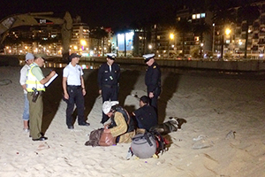 Armada, Carabineros y PDI realizaron dispositivo nocturno de seguridad en borde costero de Viña del Mar