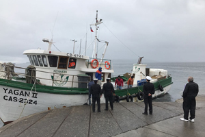 Intensa búsqueda para ubicar a pescador desaparecido en Quellón