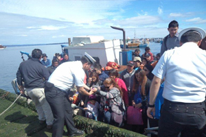 Autoridad Marítima realizó exitoso operativo en fiesta religiosa en la Isla de Caguache