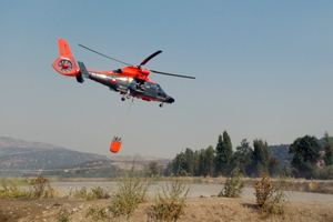350 marinos, 2 aviones y un helicóptero de la Armada combaten incendios en la Zona Central