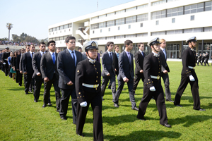 Escuela Naval recibió a los futuros oficiales de la Armada de Chile