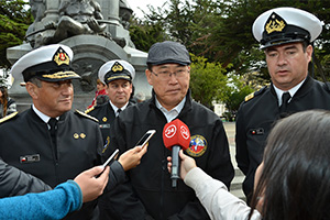 Tercera Zona Naval recibe la visita del Secretario General de la OMI