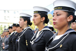 Presidenta Bachelet resaltó el importante rol que cumplen las mujeres en las Fuerzas Armadas