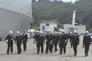 Comandante de la Flota del Pacífico de los Estados Unidos realizó visita oficial a la Armada de Chile