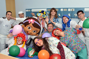 Hospital de las Fuerzas Armadas recibió alegre visita de Sonrisas Patagónicas