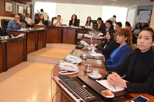 Alumnos de la Universidad Marítima Mundial realizaron visita profesional a la Autoridad Marítima Nacional
