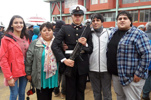 Soldados Infantes de Marina del Servicio Militar recibieron sus Armas de Servicio