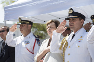 En Haifa Israel celebraron el aniversario 138 de las Glorias Navales En Haifa Israel celebraron el aniversario 138 de las Glorias Navales
