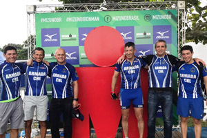 Destacada participación naval en Ironman Brasil