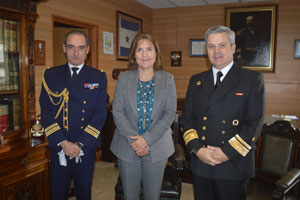 Embajadora de Francia en Chile visitó la Base Naval Talcahuano
