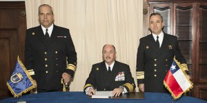 Cambio de mando en el Comando de Operaciones Navales de la Armada de Chile