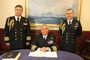 Ceremonia cambio de Jefatura de la Misión Naval de Chile en Inglaterra
