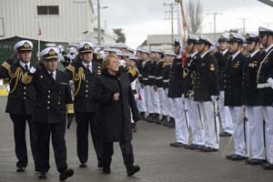 Presidenta Bachelet encabezó celebración de los 100 años de la Fuerza de Submarinos