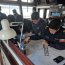 Los Cadetes participaron en maniobras de zarpe, atraque, fondeo y acoderada de las unidades.