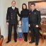 El Contraalmirante Brito compartió con las familias de los servidores navales que cumplen labores en la Capitanía de Puerto de Tierra del Fuego