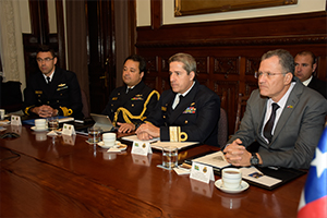 Armadas de Chile y Brasil inician su VII reunión de Estados Mayores