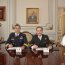 Firma de actas de la VII Reunión de Estados Mayores entre Chile y Brasil