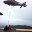 Los víveres fueron entregados mediante operaciones “vertrep”, ejecutadas por el helicóptero N-54 Dauphin,