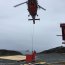 Los víveres fueron entregados mediante operaciones “vertrep”, ejecutadas por el helicóptero N-54 Dauphin,