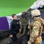 El stand de los Infantes de Marina llamó la atención de los niños que fueron a la feria