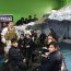 El stand de los Infantes de Marina llamó la atención de los niños que fueron a la feria