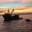Armada rescató a 6 tripulantes de una embarcación pesquera que se hundió en la región del Bío Bío