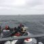  Armada salvó a cuatro tripulantes tras el naufragio de una lancha pesquera en el Golfo de Ancud  