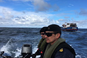 LSG “Talcahuano” encontró ilesos a los tripulantes de la lancha motor “Daniela S”