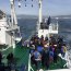 Escolares y Universitarios del Campamento Científico “Nuestro Océano” visitaron el Buque “Cabo de Hornos”