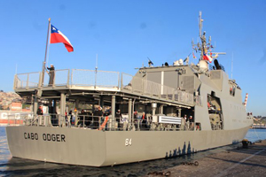 OPV “Cabo Odger” realizó su primera recalada a Valparaíso