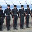 La representación alegórica del desembarco de la tripulación chilota fue efectuada por Personal Naval.
