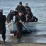La representación alegórica del desembarco de la tripulación chilota fue efectuada por Personal Naval.