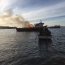  Armada investiga incendio que afectó a embarcación pesquera en la bahía de Quellón  