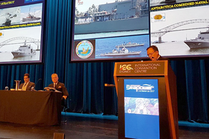Comandante en Jefe de la Armada expuso en prestigioso foro internacional en Australia