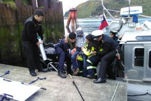 En Puerto Montt se ejecutó exitosa evacuación de paciente