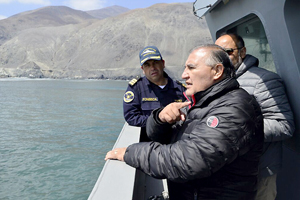 Buque “Comandante Toro” realiza navegación para apoyar plan de emergencia en el norte del país
