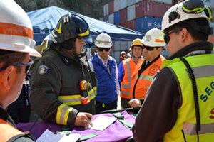 Autoridad Marítima de San Vicente organiza ejercicio de control de emergencia química Autoridad Marítima de San Vicente organiza ejercicio de control de emergencia química