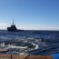 Armada participó en entrenamiento conjunto en el despliegue de barreras oceánicas en la bahia del Estrecho de Magallanes
