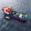 Lancha patrullera Alacalufe junto a Sernapesca liberaron cerca de 60 centollas en operativo de fiscalización en Bahía Hately