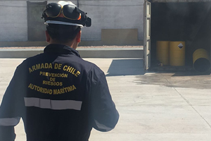 Autoridad Marítima de Iquique participó en simulacro por derrame de desechos tóxicos
