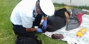 Joven en situación de calle recibió atención médica por servidores navales