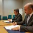  Autoridades Marítimas de Chile y Panamá firmando acuerdo de cooperación.  