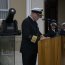Reunidos en el frontis de lo que fue la Escuela de Armamentos, actual Academia de Guerra Naval, en Viña del Mar, los Artilleros de la Armada celebraron su aniversario