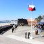 La ceremonia de cambio de mando se realizó en el Patio La Vela de la Base de Submarinos.