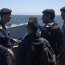 Futuros cadetes de la Escuela Naval navegaron a bordo de unidades de la Escuadra