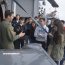 Futuros cadetes de la Escuela Naval navegaron a bordo de unidades de la Escuadra