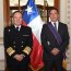 Comandante en Jefe de la Armada condecoró al Ministro de Defensa Nacional