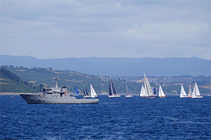 Armada participó y brindó seguridad en la Regata “Chiloé - Bicentenario de la Armada de Chile 2018”
